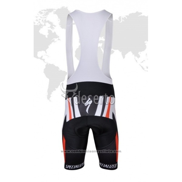 2018 Maillot Cyclisme Specialized Rouge Blanc Manches Courtes Cuissard