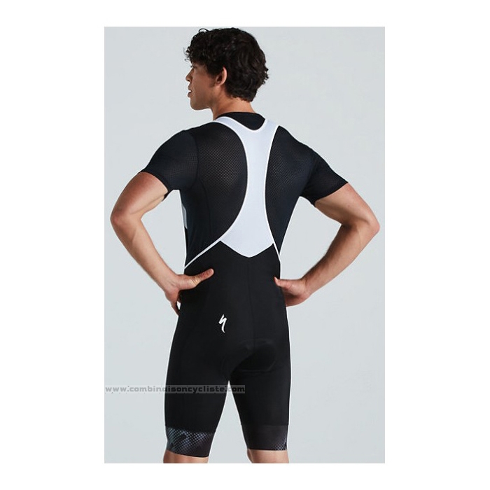 2021 Maillot Cyclisme Specialized Bleu Noir Manches Courtes et Cuissard