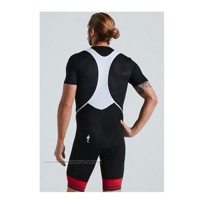 2021 Maillot Cyclisme Specialized Profond Rouge Manches Courtes et Cuissard