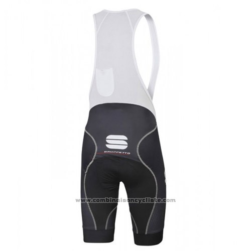 2016 Maillot Cyclisme Sportful Noir et Vert Manches Courtes et Cuissard