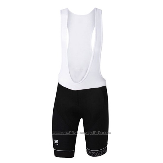 2017 Maillot Cyclisme Sportful Noir et Rouge Manches Courtes et Cuissard