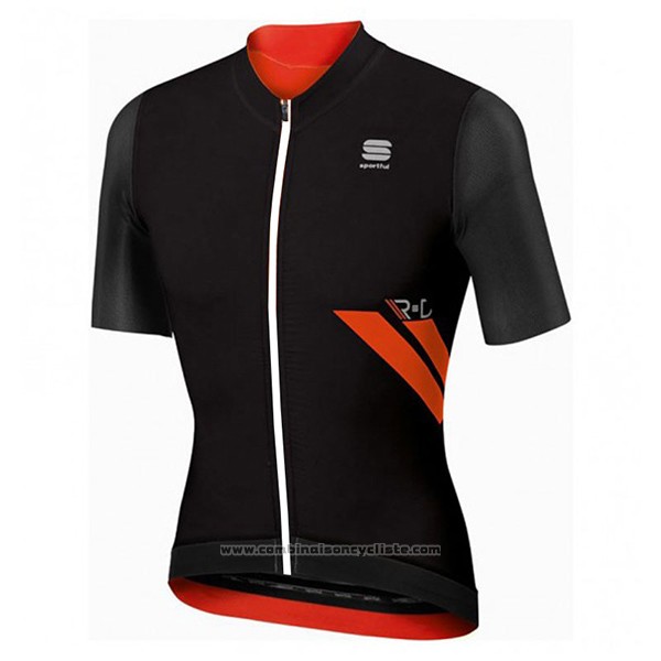 2017 Maillot Cyclisme Sportful R&d Ultraskin Noir Manches Courtes et Cuissard