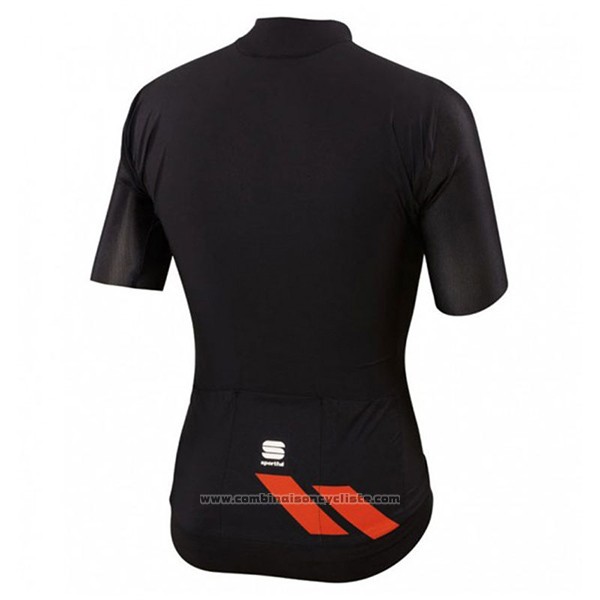 2017 Maillot Cyclisme Sportful R&d Ultraskin Noir Manches Courtes et Cuissard