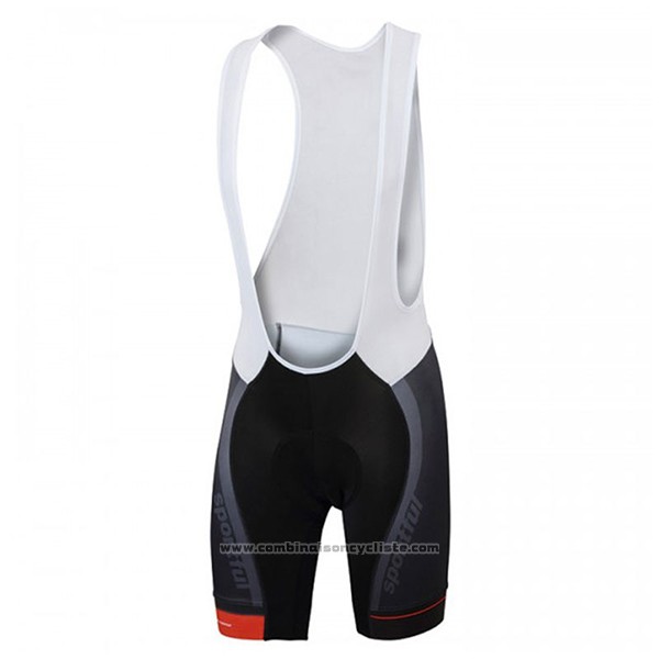 2017 Maillot Cyclisme Sportful Sc Blanc et Orange Manches Courtes et Cuissard