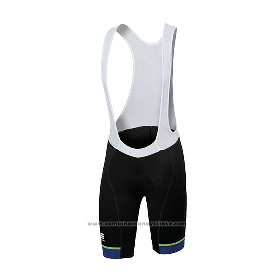 2018 Maillot Cyclisme Sportful Bleu Manches Courtes et Cuissard
