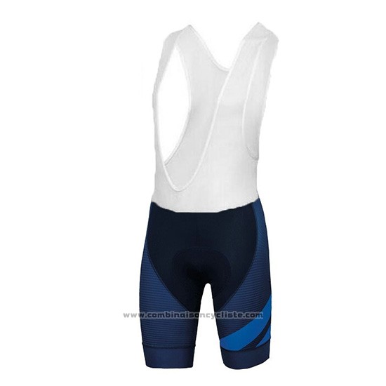 2018 Maillot Cyclisme Sportful Fonce Bleu Manches Courtes et Cuissard