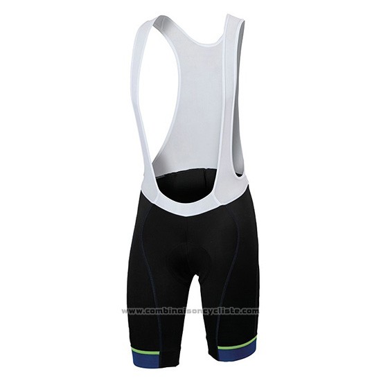 2018 Maillot Cyclisme Sportful Prism Fonce Bleu Manches Courtes et Cuissard
