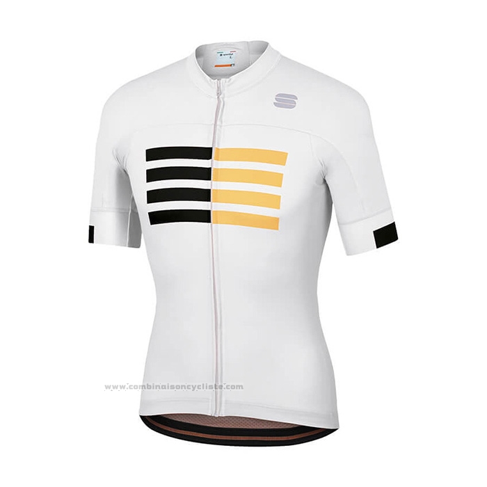 2021 Maillot Cyclisme Sportful Blanc Manches Courtes et Cuissard