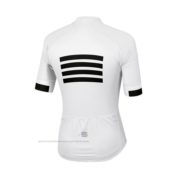 2021 Maillot Cyclisme Sportful Blanc Manches Courtes et Cuissard