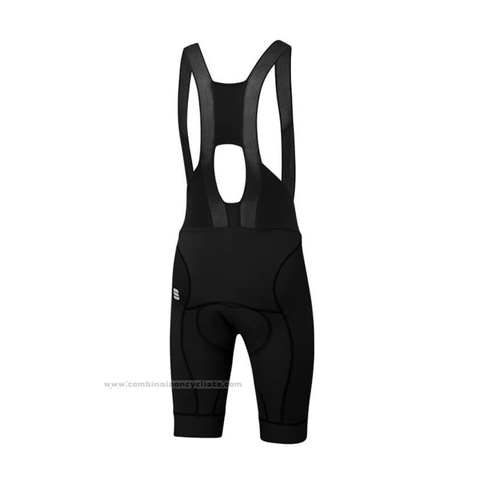 2021 Maillot Cyclisme Sportful Bleu Noir Manches Courtes et Cuissard