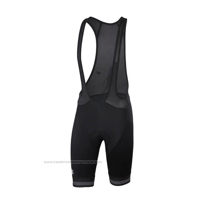 2021 Maillot Cyclisme Sportful Gris Orange Manches Courtes et Cuissard