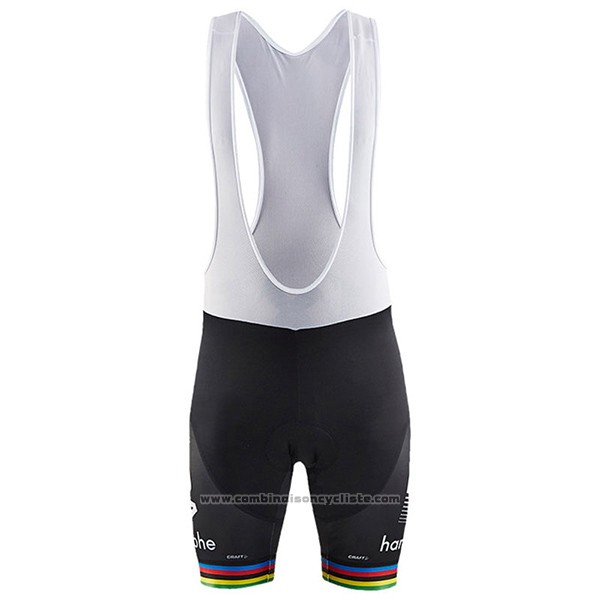 2017 Maillot Cyclisme UCI Monde Champion Bora Blanc Manches Courtes et Cuissard