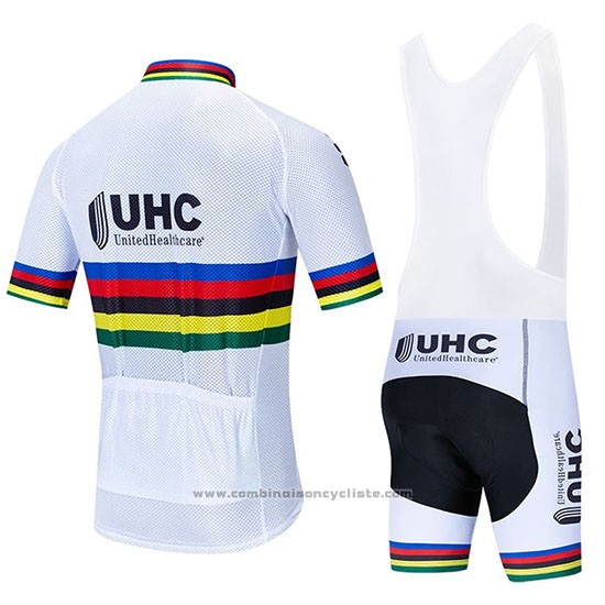 2020 Maillot Cyclisme UHC UCI Mondo Champion Manches Courtes et Cuissard